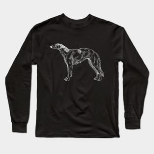 Pet Dog Borzoi Russian Hunting Sighthound Long Sleeve T-Shirt